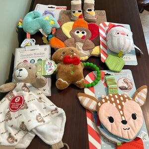 Assorted Animal Plush Toys for Babies NWT